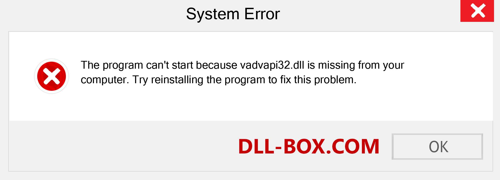  vadvapi32.dll file is missing?. Download for Windows 7, 8, 10 - Fix  vadvapi32 dll Missing Error on Windows, photos, images